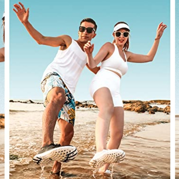 Womens Water Shoes Quick Dry Barefoot Aqua Shoes Beach Walking Kayak Boating - Picture 11 of 11